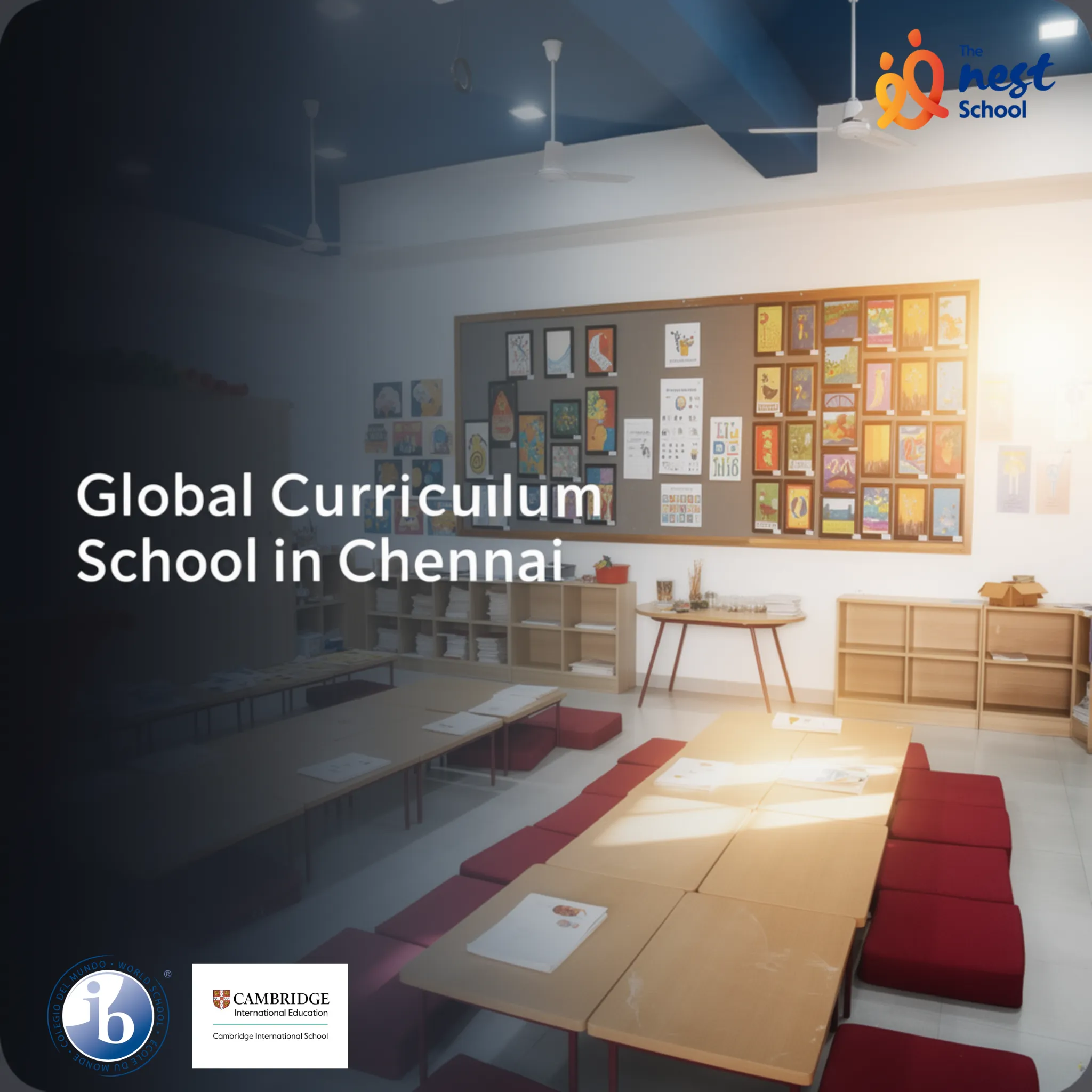 The Nest School location Chennai - MSGI campus Kodambakkam 15-acre campus